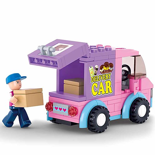 

Building Blocks Educational Toy 102 pcs Cartoon Transporter Truck compatible Plastic Shell Legoing Exquisite Hand-made Decompression Toys DIY Boys and Girls Toy Gift / Kid's