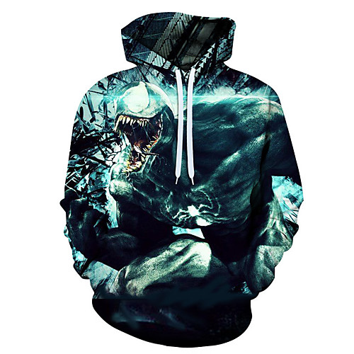 

Men's Hoodie 3D / Cartoon / Character Hooded 3D Print / Casual Black US32 / UK32 / EU40 US34 / UK34 / EU42 US36 / UK36 / EU44 US38 / UK38 / EU46 US40 / UK40 / EU48 US42 / UK42 / EU50 US44 / UK44
