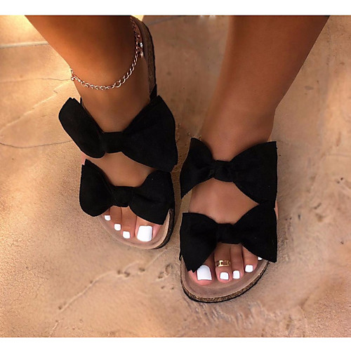 

Women's Slippers & Flip-Flops Summer Flat Heel Open Toe Daily EVA(ethylene-vinyl acetate copolymer) Leopard / Black / Light Red