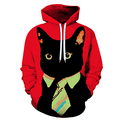 

Men's Hoodie 3D / Cartoon / Character Hooded 3D Print / Casual Red US32 / UK32 / EU40 US34 / UK34 / EU42 US36 / UK36 / EU44 US38 / UK38 / EU46 US40 / UK40 / EU48 US42 / UK42 / EU50 US44 / UK44 / EU52