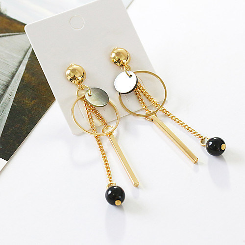 

Women's Earrings Holiday Wedding Birthday Romantic Earrings Jewelry Gold For Date Street Festival 1 Pair
