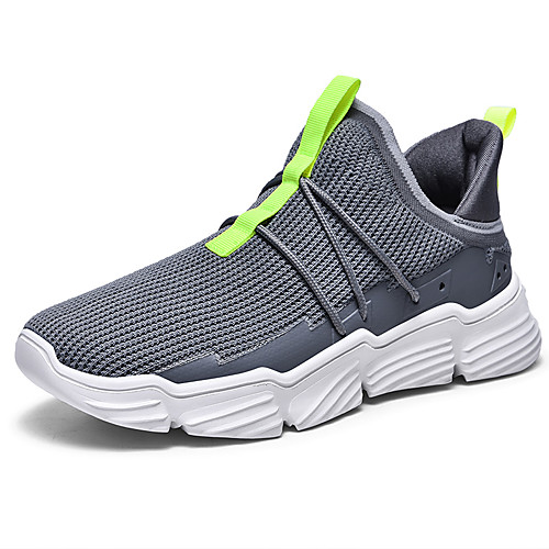 

Men's Fall / Spring & Summer Sporty / Casual Daily Outdoor Trainers / Athletic Shoes Running Shoes / Walking Shoes Tissage Volant Breathable Non-slipping Shock Absorbing White / Black / Gray Color
