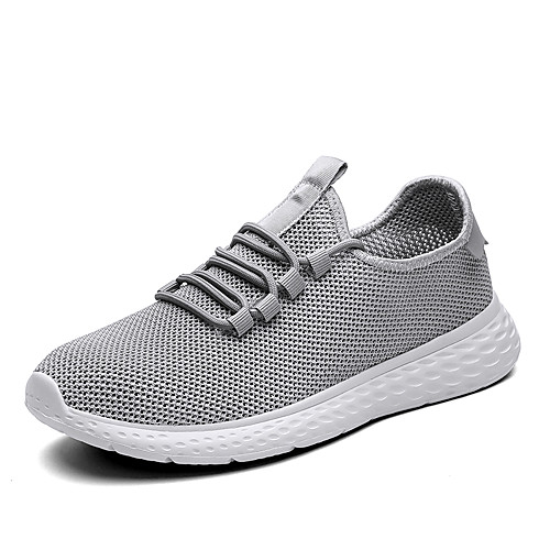 

Men's Spring & Summer / Fall & Winter Classic / British Daily Outdoor Trainers / Athletic Shoes Walking Shoes Mesh Breathable Wear Proof Black and White / Black / Gray