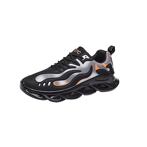 

Men's Summer Sporty Athletic Trainers / Athletic Shoes Running Shoes PU / Elastic Fabric Non-slipping Black / Red / Army Green