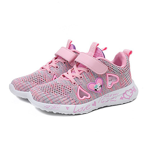 

Girls' Comfort Elastic Fabric Trainers / Athletic Shoes Little Kids(4-7ys) / Big Kids(7years ) Dusty Rose / Pink Summer
