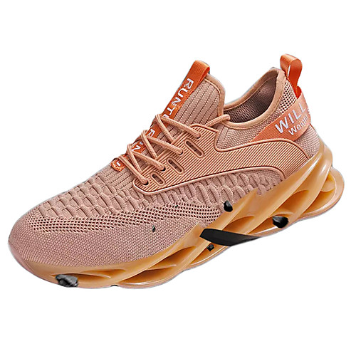 

Men's Spring & Summer Sporty Athletic Trainers / Athletic Shoes Running Shoes PU / Elastic Fabric Non-slipping White / Black / Green