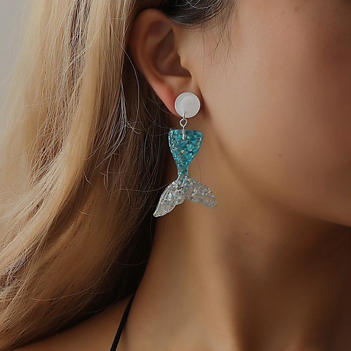 

Women's Earrings Holiday Wedding Birthday Romantic Earrings Jewelry Silver For Date Street Festival 1 Pair