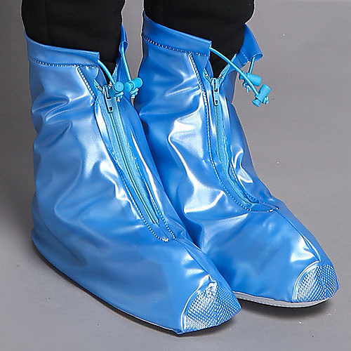 

1 Pair Unisex Shoe Cover Solid Colored Antibacterial PVC(PolyVinyl Chloride) EU36-EU46