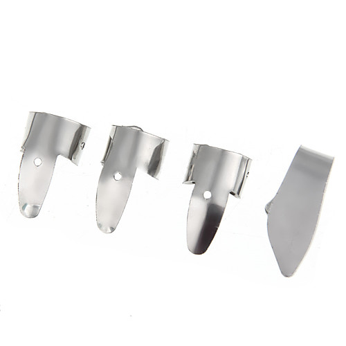 

Guitar Accessory Finger Protector Hand Guard Finger Cover Stainless steel Guitar Case LA03D for Acoustic and Electric Guitars Musical Instrument Accessories 4 pcs 3.851.91.6 cm