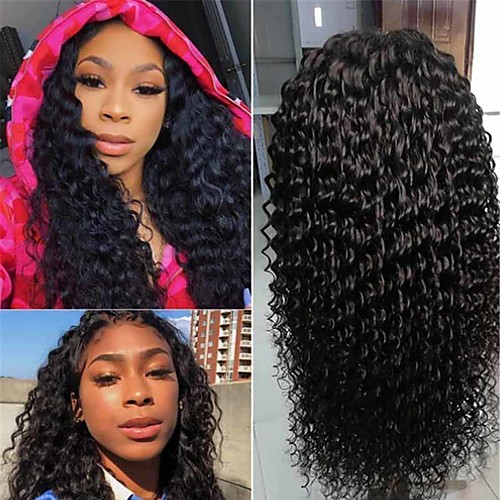 

Synthetic Wig Matte Afro Curly Middle Part Wig Very Long Natural Black Synthetic Hair 26 inch Women's Sexy Lady curling Fluffy Black