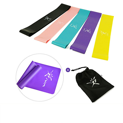 

Resistance Loop Exercise Bands Resistance Bands for Legs and Butt 5 pcs Resistance Bands Sports Latex Home Workout Yoga Pilates Portable Durable Lift, Tighten And Reshape The Plump Buttock Shaper