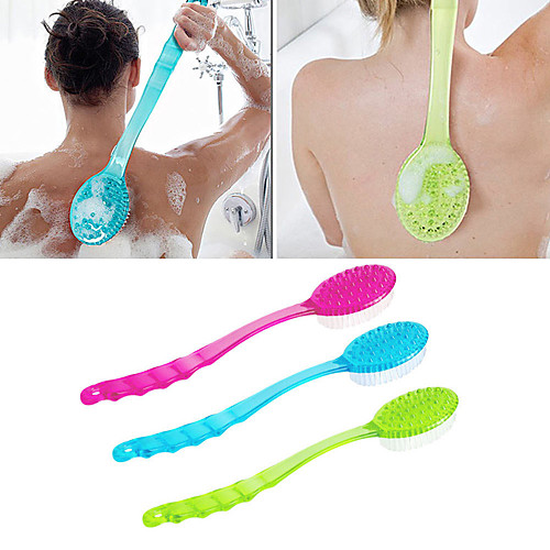 

Bath Brush Back Body Bath Shower Sponge Scrubber Brushes With Handle Exfoliating Scrub Skin Massager Exfoliation Bathroom Brush