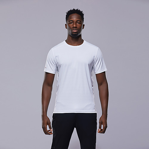 

Men's Solid Colored T-shirt Daily Sports Round Neck White / Black / Light Green / Short Sleeve