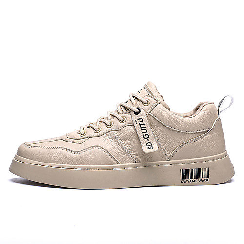 

Men's Spring / Fall Casual Daily Sneakers PU White / Black / Beige