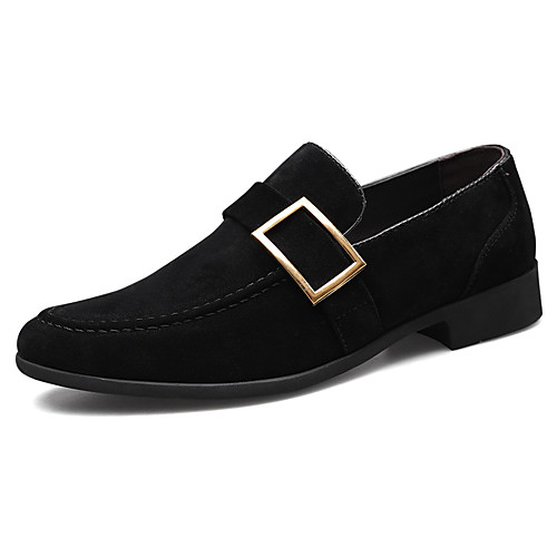 

Men's Summer / Fall Classic / Casual Daily Office & Career Loafers & Slip-Ons PU Non-slipping Wear Proof Black / Yellow / Coffee