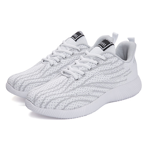 

Men's Summer Sporty / Casual Daily Office & Career Trainers / Athletic Shoes Running Shoes / Fitness & Cross Training Shoes Knit Breathable Shock Absorbing Wear Proof Booties / Ankle Boots White
