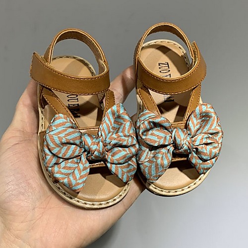 

Girls' Comfort PU Sandals Toddler(9m-4ys) White / Black / Brown Summer