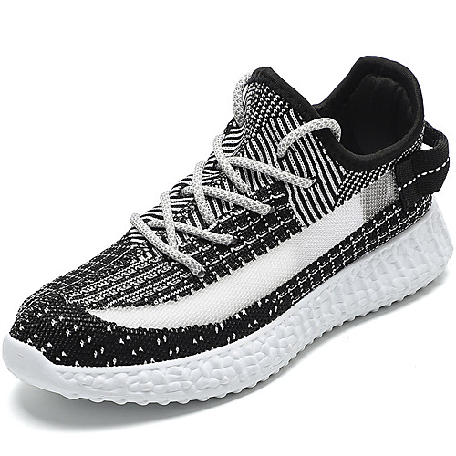 

Women's Trainers / Athletic Shoes 2020 Summer Flat Heel Round Toe Sweet Minimalism Athletic Outdoor Solid Colored Mesh Black / Pink / Gray