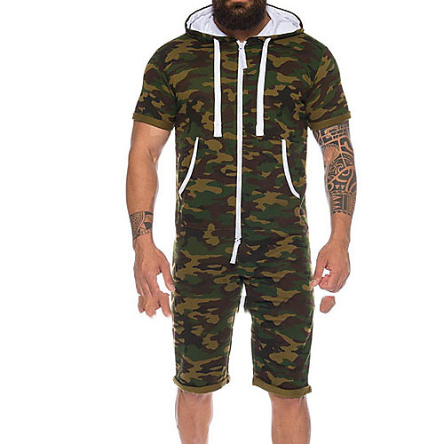 

Men's Basic Army Green Romper Onesie, Camo / Camouflage Print US32 / UK32 / EU40 US34 / UK34 / EU42 US36 / UK36 / EU44