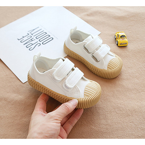 

Boys' / Girls' Comfort Canvas Sneakers / Flats Little Kids(4-7ys) White / Black / Yellow Spring / Summer