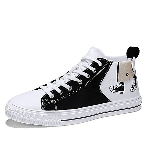 

Men's Spring & Summer Casual Daily Sneakers Canvas Black / Beige / Gray