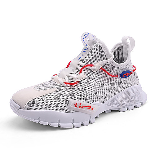 

Men's Summer Sporty / Casual Athletic Outdoor Trainers / Athletic Shoes Running Shoes Tissage Volant Breathable Non-slipping Orange / Black / White / Beige Color Block