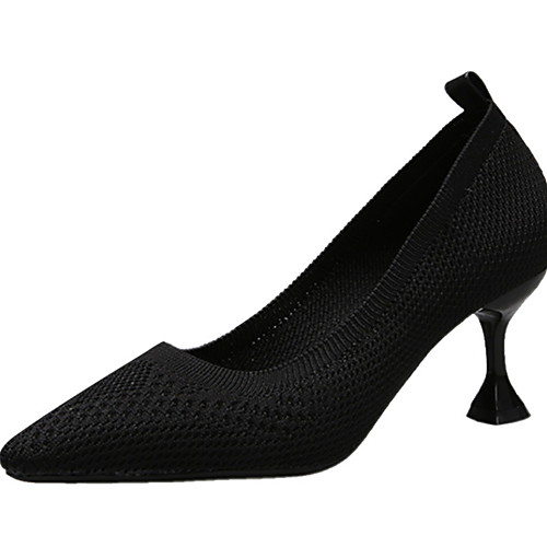 

Women's Heels Spring & Summer Stiletto Heel Pointed Toe Daily PU Black / Red / Beige