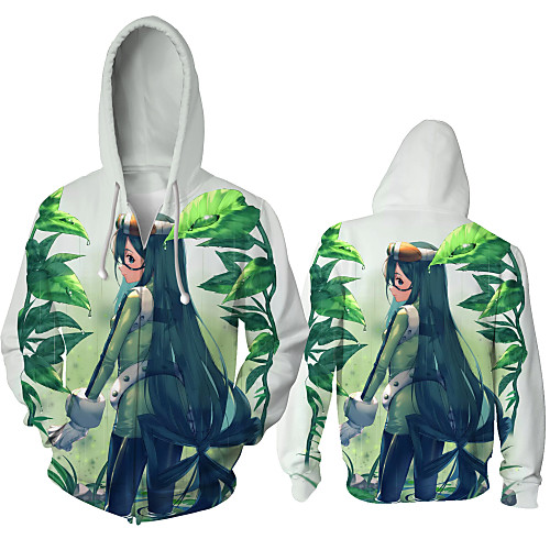 

Inspired by My Hero Academia Boko No Hero Ochaco Uraraka Cosplay Costume Hoodie Polyster Print Printing Hoodie For Men's / Women's