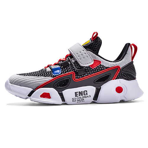 

Boys' Comfort Mesh Trainers / Athletic Shoes Little Kids(4-7ys) / Big Kids(7years ) Running Shoes / Walking Shoes Black / Dark Blue Summer / Fall / Color Block