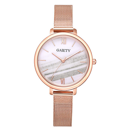 

Ladies Quartz Watches Elegant Fashion Rose Gold Alloy Chinese Quartz Blushing Pink Green Blue New Design Casual Watch 1 pc Analog One Year Battery Life