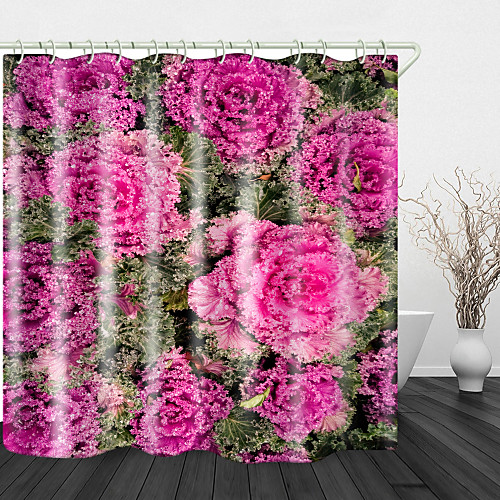 

Bathroom Shower Curtains & Hooks Rainbow Neoclassical Polyester Waterproof