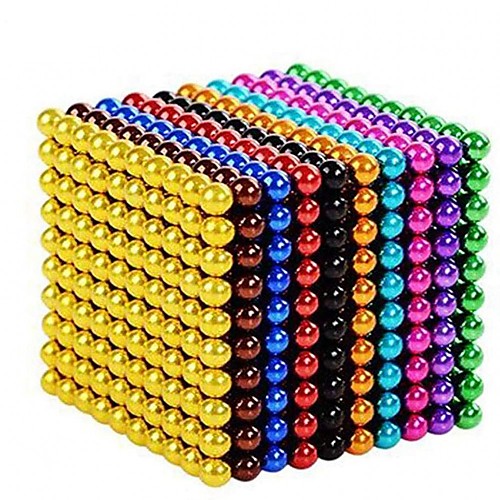 

1000 pcs Magnet Toy Magnetic Toy Magnetic Balls Puzzle Cube Christmas New Year's Stress and Anxiety Relief Creative Teenager / Adults' Toy Gift / 14 years