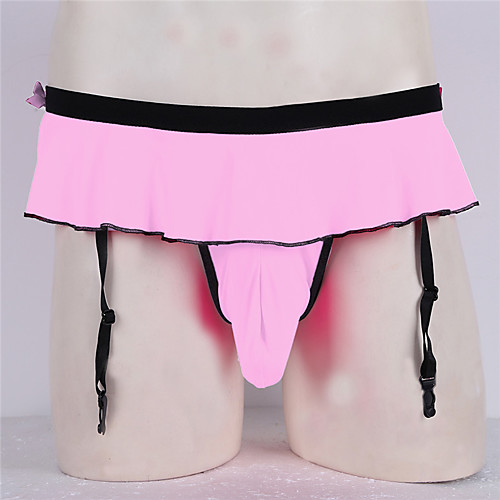 

Men's Basic G-string Underwear - Normal Low Waist Blushing Pink One-Size
