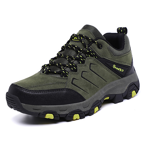 

Men's Fall / Spring & Summer Casual / British Daily Outdoor Trainers / Athletic Shoes Hiking Shoes / Walking Shoes PU Breathable Non-slipping Shock Absorbing Army Green / Brown / Gray