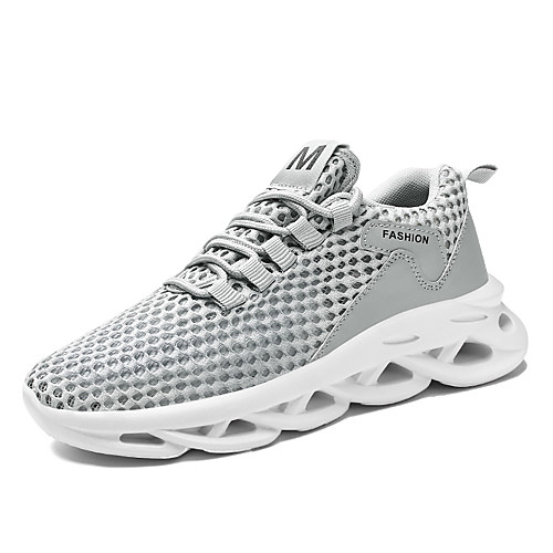 

Men's Spring & Summer / Fall & Winter Classic / British Daily Outdoor Trainers / Athletic Shoes Walking Shoes Mesh Breathable Wear Proof White / Black / Gray
