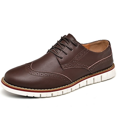 

Men's Summer Outdoor Oxfords PU Black / Khaki / Brown