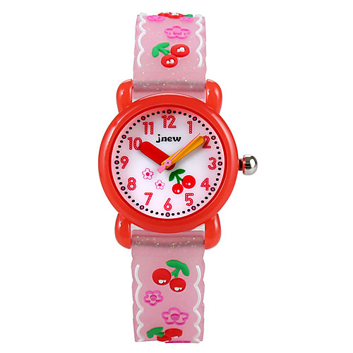 

Kids Sport Watch Automatic self-winding Rubber White / Pink Water Resistant / Waterproof Analog Cartoon - White Blushing Pink