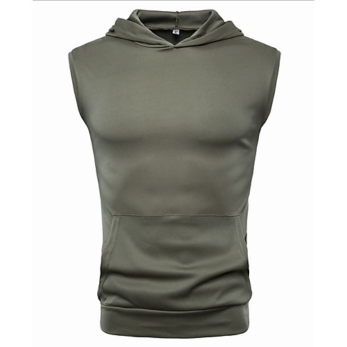 

Men's Solid Colored Tank Top Daily Gym Round Neck White / Black / Yellow / Army Green / Gray / Sleeveless