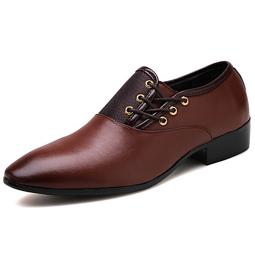 

Men's Spring & Summer British Daily Oxfords PU Black / Brown