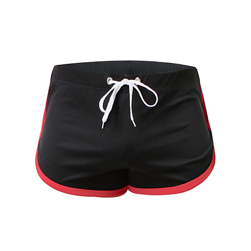 

Men's Basic Light Blue White Black Swim Trunk Beach board shorts Swimwear Swimsuit - Color Block Breathable M L XL Light Blue