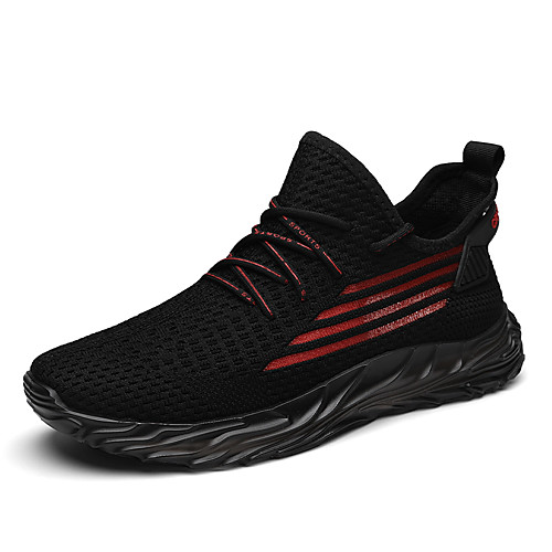 

Men's Spring & Summer / Fall & Winter Classic / British Daily Outdoor Trainers / Athletic Shoes Walking Shoes Mesh Breathable Wear Proof Black / Red / White / Black