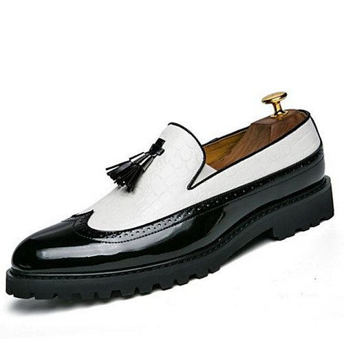 

Men's Summer Outdoor Loafers & Slip-Ons PU Non-slipping White / Black / Red