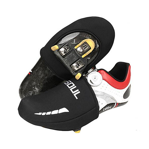 

Adults' Cycling Shoes Cover / Overshoes Thermal / Warm Breathable Road Cycling Black Cycling Shoes