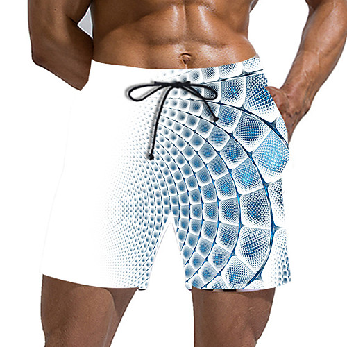 

Men's Sporty Basic Daily Holiday Slim Chinos Shorts Pants - 3D Print Drawstring Summer Blue US32 / UK32 / EU40 / US34 / UK34 / EU42 / US36 / UK36 / EU44