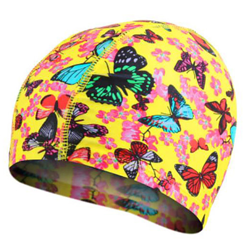 

Swim Cap for Adults Chinlon Waterproof Soft Stretchy Swimming Surfing