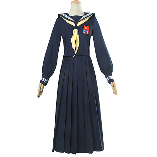 

Inspired by Cosplay Anime Cosplay Costumes Japanese Cosplay Suits Top Skirt Collar For Women's / Badge