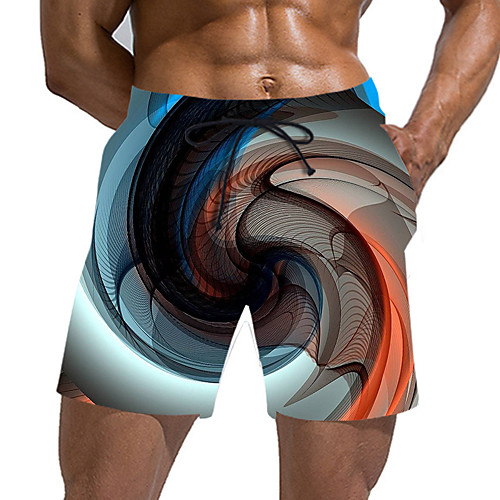 

Men's Sporty Basic Daily Holiday Slim Chinos Shorts Pants - 3D Print Drawstring Summer Blue US32 / UK32 / EU40 / US34 / UK34 / EU42 / US36 / UK36 / EU44