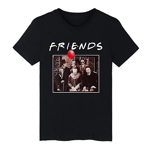 

Women's Letter T-shirt Daily White / Black / Gray