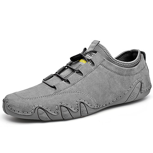 

Men's Spring & Summer / Fall & Winter Casual Outdoor Office & Career Sneakers Cycling Shoes / Walking Shoes Suede Non-slipping Wear Proof Khaki / Gray