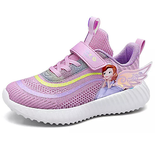 

Girls' Comfort Knit / Elastic Fabric Trainers / Athletic Shoes Big Kids(7years ) Running Shoes Purple / Pink / Blue Spring